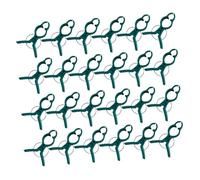 Homoyoyo 50 Pezzi Clip per Piante in Plastica Resistenti Supporto per Pomodori e Rampicanti Clip Innesto e Fissaggio Elementi per Giardino e Vaso Riutilizzabili e Leggere per Piante