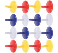 Homoyoyo 50 Pezzi Marcatore per Posizionamento Plastica in Golf per Resistente Palline 18mm Rotondo Accessorio Preciso Colore Casuale Durante Gioco su Campo