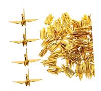 Homoyoyo 50 Pezzi Origami Crane Hanging Mobile Elegant Pearl Paper Cranes For Shower Nursery Wedding Decor Lightweight DIY Symbol Of Wishes