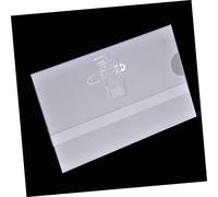 Homoyoyo 50 pezzi Portabadge PVC con Clip Serrata per Staff Leggero e Compatto Supporto Sicuro per Id e Biglietti Visita