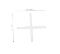 Homoyoyo 500 Pezzi Tile Spacers in Plastica per Livellamento Piastrelle Clip Croce per Pavimenti e Pareti Spaziatori Precisi per Allineamento Uniforme e Installazione Facile