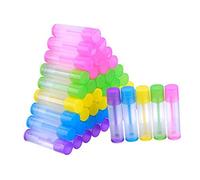 Homoyoyo 50pezzi Tubetti Per Lip Balm Trasparenti Con Coperchio Contenitori Vuoti Per Rossetto e Lip Gloss Per Progetti Fai Da Te e Cosmetici