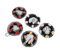 Homoyoyo 5pezzi Ciambelle per Chignon di Danza Retine Invisibili per Capelli Strumento per Chignon Ciambella Copertura per Capelli da Danza Leggero e Delicato Facile da Usare per Ragazze