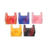 Homoyoyo 5pezzi Separatore per Unghie in Velluto Pz Protezione per Cuticole Riutilizzabile Stencil per Smalto Supporto per Manicure Adatto Gel e Smalti Classici