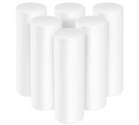 Homoyoyo 6 Cilindri di Schiuma Natalizia Colonne di Schiuma Bianca da 4 9 Pollici Forniture Artigianali Fai da Te per Feste di Compleanno Anniversari E Matrimoni.