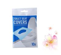 Homoyoyo 6 confezioni Copriwater Usa e Getta in Pasta di Legno Biodegradabile Tappetino Toilette Solubile in Acqua Cuscino Igienico Portatile per Sedile Wc Protezione Sanitaria per Adulti