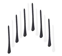 Homoyoyo 6 paia Copri Stanghette in Silicone Antiscivolo Morbido e Resistente per Sole e Adatto e Adulti Protezione Scivolamento Nero e Trasparente