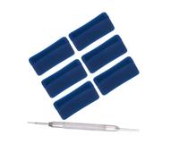 Homoyoyo 6 Pezzi Anelli Scorrevoli Per Cinturino Orologio in Silicone Fermacinturino Per Orologio Accessori Per Kit Di Riparazione