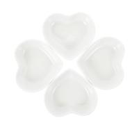 Homoyoyo 6 pezzi Piattini Salsa in Ceramica Forma di Cuore Ciotole Condimento Giapponesi Piccole e Leggere per Soia per Casa Ristoranti e Buffet Riutilizzabile