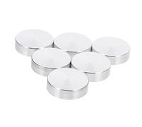 Homoyoyo 6 Pezzi torta di alluminio disco con alluminio tondo superiore cerchio dischi di alluminio spessi adattatore per piani in dischi in alluminio argento Lega di alluminio