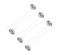 Homoyoyo 6 Pezzi ugello per vernice spray tappi di vernice spray forniture di graffiti ugello di spruzzatura per spruzzatore a pompa bombolette di vernice spray AbS Silver