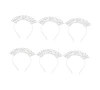 Homoyoyo 6pezzi Cerchietto Per Di Compleanno Per Cerchietto Glitterato Per Di Buon Compleanno Accessorio Per Di Buon Decorazione