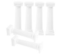 Homoyoyo 6pezzi Colonne Romane Mini Statue di Pilastro Decorazioni da Tavolo e Tavoli da Sabbia Oggetti di Scena per Foto per Casa e Ufficio