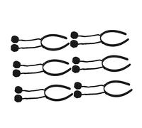 Homoyoyo 6pezzi Fasce Per Capelli Bambina Con Palline Di Pelo Morbido Cerchietti Creativi Per Feste e Cosplay Accessori Adorabili e Resistenti Comodi e Sicuri Per Compleanni e Mascherate