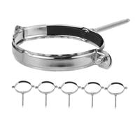 Homoyoyo 6pezzi Fascette Per Tubi in Acciaio Inossidabile Staffe Supporto Regolabili Per Tubi Scarico Kit Montaggio Per Estrazione