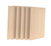 Homoyoyo 6pezzi Legno Grezzo Pezzi Rectangular Wood Slices Raw Wood Pieces for Diy Crafts Natural Material for Painting and Writing Craft Supplies