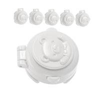 Homoyoyo 6pezzi Pulsante Lavatrice Blocchi di Sicurezza per Ragazzo Ragazza Ragazza della Lavatrice Copertura di Sicurezza di Ragazzo per Elettrodomestici Accessori di Protezione