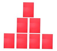 Homoyoyo 7 Fogli pellicola in pvc lampade led lumini led lucine led fari led gel colorati per luci filtro luce pellicola a colori per l'illuminazione Filtri a colori per la fotografia rosso