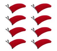 Homoyoyo 8 Pezzi Fermagli per Chioma Corno di Diavolo, Rosso, Accessori Halloween e Cosplay, Facili da Indossare da Portare