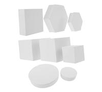 Homoyoyo 8 Pezzi Forme Geometriche Rigide Per Fotografia Accessori Di Scena Decorazioni Adatte Per Alimenti Cosmetici Gioielli e Piccoli Prodotti