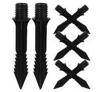 Homoyoyo 8 Pezzi Picchetti in Plastica per Luci a Picchetto Solari da Esterno Accessori per Luci da Giardino Alimentate a Energia Solare Picchetto da Terra Resistente per Vialetti e