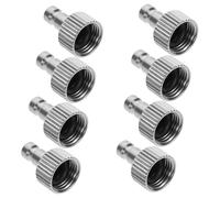 Homoyoyo 8 Pezzi Quick Release Airbrush Connector Female Threaded Metal Adapter Fittings for DIY Craft And Professional Painting Leakproof And
