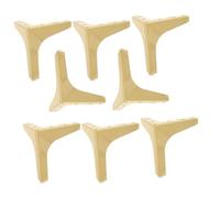 Homoyoyo 8 Pezzi Supporti per piedini per mobili gambe del comò Riser di divano Patas Para divano Reser di mobili gamba del tavolo gambe del tavolo pieghevoli a forcina ferro da stiro D'oro