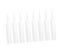 Homoyoyo 8 Pezzi Tubi Sigillanti in Plastica Bianca per Tubo Vuoto per Colla Epossidica per Sigillatura Crepe e in Cucina e Bagno