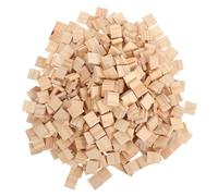 Homoyoyo 800 Pezzi Piastrelle in Legno Non Finite per Lettering DIY Pezzi Naturali Quadrati per Pittura Incisione e Decorazioni Artigianali