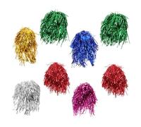 Homoyoyo 8pezzi Parrucca Colorata in Orpello Per Donna Materiale Confortevole e Traspirante Varietà Di Colori Per Feste Cosplay Matrimoni e Uso Quotidiano