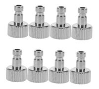 Homoyoyo 8pezzi Tubo Aria per Aerografo Adattatore Sgancio Connettore Ricambio per Tubo Aerografo Raccordo Filettato per Connettore per per Progetti Pittura e Artigianato Fai da Te