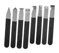 Homoyoyo 8pezzi Utensili per Intaglio Cera Acciaio Inossidabile Forme per Manici Taglierina per Intaglio Metallo Utensili per Argilla Artigianale Scultura Ceramica