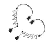 Homoyoyo a Clip Retro in Metallo per Punk Non Perforante Design e Accessorio per Serate e Speciali