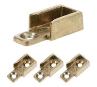 Homoyoyo Accessori Ferramenta per Finestre 4 Pezzi Piastra di Riscontro in Lega di Zinco Riscontro per Serratura a Battente Piastra di Battuta per Sicurezza Casa Compatibile Finestre a