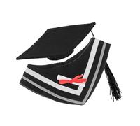 Homoyoyo Accessori Laurea per Cappello con Nappa Blu e Sciarpa in Poliestere Morbido e Resistente Completo con Certificato Regalo Sentimentale per Laurea