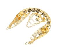 Homoyoyo Accessori Per Chioma Boho Catena Multistrato e Monete Dorate, Copricapo Tribale Lucido in Lega Per Spettacoli Di Danza e Feste, Accessori Per Costumi Da Zingara Per Donne e Ragazze