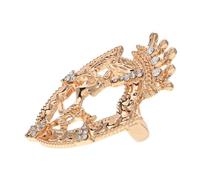 Homoyoyo Accessori Spilla Spillo Testimoni Dello Sposo Boutonniere Nozze Per Uomo Testa Di Cavallo Abito Spille Da Bavero Spilla Vintage Spille Punk Lega Di Zinco Golden