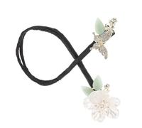 Homoyoyo Accessorio per Chioma Fiocco Elegante in Rhinestone per Chignon e Acconciature, Adatto per Uso Quotidiano e Viaggi, Protegge i Chioma senza Danneggiarli