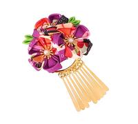 Homoyoyo Accessorio Per in Stile Giapponese Fermaglio Per Con Fiori Forcina Con Nappa Fermaglio Per Accessorio Per Costumi Tradizionali