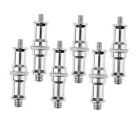 Homoyoyo Adattatore Per Vite Da 1/4 a 3/8 in Lega Di Alluminio 6 Pezzi Per Supporto Slitta a Freddo e Contatto Caldo, Accessorio Fotografico Per Treppiedi e Trigger Flash