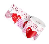 Homoyoyo Adesivi Border Cuori Scallopati Decorazione Festiva per Bacheche Ufficio Classe Casa San