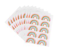 Homoyoyo Adesivi Decorativi Ringraziamento per Buste 200 Etichette Colorate per Chiusura Adesivi per Regali e Compleanni