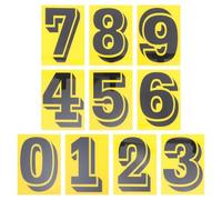 Homoyoyo Adesivi Numerici Autoadesivi 0-9 Resistenti All’Umidità per Numeri Civici Porte e Cassette Postali Set da 10 Pezzi per Appartamenti e Finestre Identificazione Chiara e