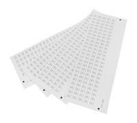 Homoyoyo Adesivi Numerici Autoadesivi per Unghie Colorate 4 Fogli Etichette Numerate Resistenti per Smalti e Bastoncini Campione Mini Adesivi per Organizzazione Saloni e Collezioni