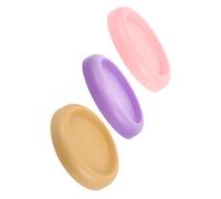 Homoyoyo Aghi Magnetico da Cucito Scatola Spilli 3 Pezzi Organizer Portatile per Spilli e Aghi per Ricamo Cuscinetto Magnetico Colorato (Rosa Viola Giallo)