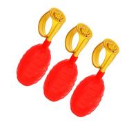 Homoyoyo Anelli Spray D’Acqua per Scherzi 3 Pezzi, Giocattoli Truccati Rossi per Feste e Giochi Divertenti tra Amici, Idee Regalo per Pesce D’aprile e Momenti di Svago Indoors e Outdoors