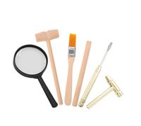 Homoyoyo Archaeology Dig Kit scavo per martello scalpello e lente d'ingrandimento giocattolo educativo per dinosauri scoperte e educazione sperimentale