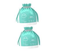 Homoyoyo Asciugamani Monouso Per Viso Salviette Detergenti e Struccanti 2 Pezzi 40 Pezzi Panno Morbido Per Uso Asciutto e Bagnato Pulizia Viso e Trucco, Adatti Per Pelle Sensibile