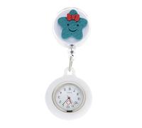 Homoyoyo Attenzione Ai Medici Infermiera Polso Assistenza Infermieristica Orologio Da Tasca Orologio Da Infermiere Orologio Sospeso Orologio Medico Retrattile Orologio a Clip Silicone Blue
