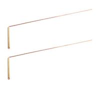 Homoyoyo Bacchette Radiestesia in Rame Bicolore 2 Pezzi Design Attivo per Rilevamento Acqua e Ricerca Energie Spirituali